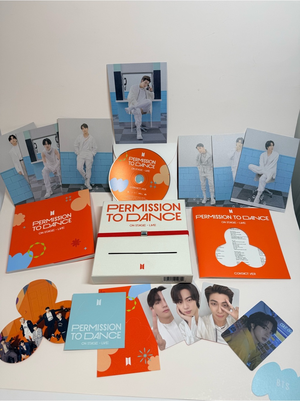 BTS Permission to Dance On Stage CD - Live CONTACT Album Version ALL Inclusions